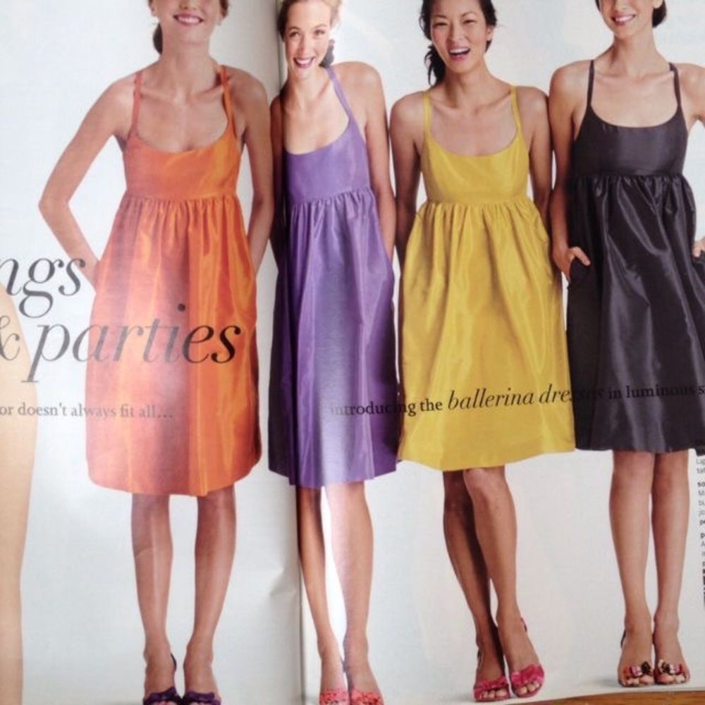 NWOT | J. Crew | Silk Taffeta Ballerina Dress | Size 0